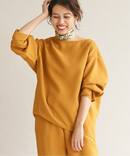 IENA LA BOUCLE ダブルクロス ボートネックプルオーバー◆