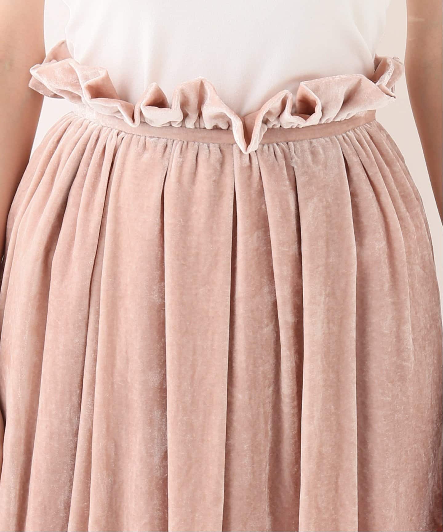 charles chaton シャルルシャトン サテンフリルスカート charles chaton シャルルシャトン サテンフリルスカート