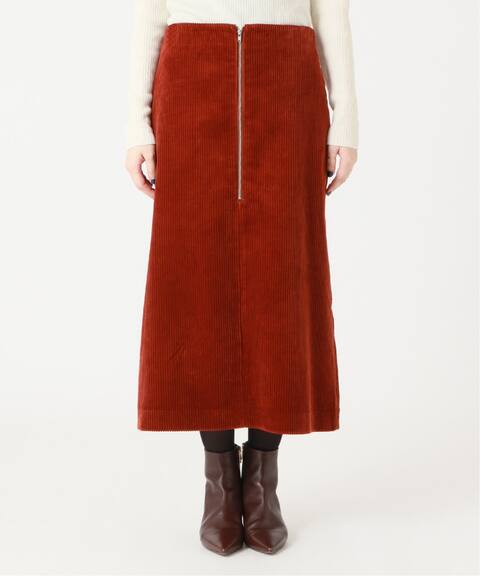 フトコールフロントzipスカート Spick And Span スピック スパン 公式のファッション通販 Baycrew S Store