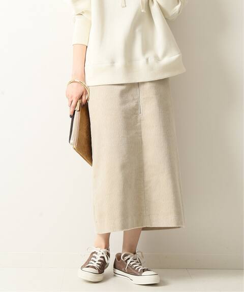 フトコールフロントzipスカート Spick And Span スピック スパン 公式のファッション通販 Baycrew S Store