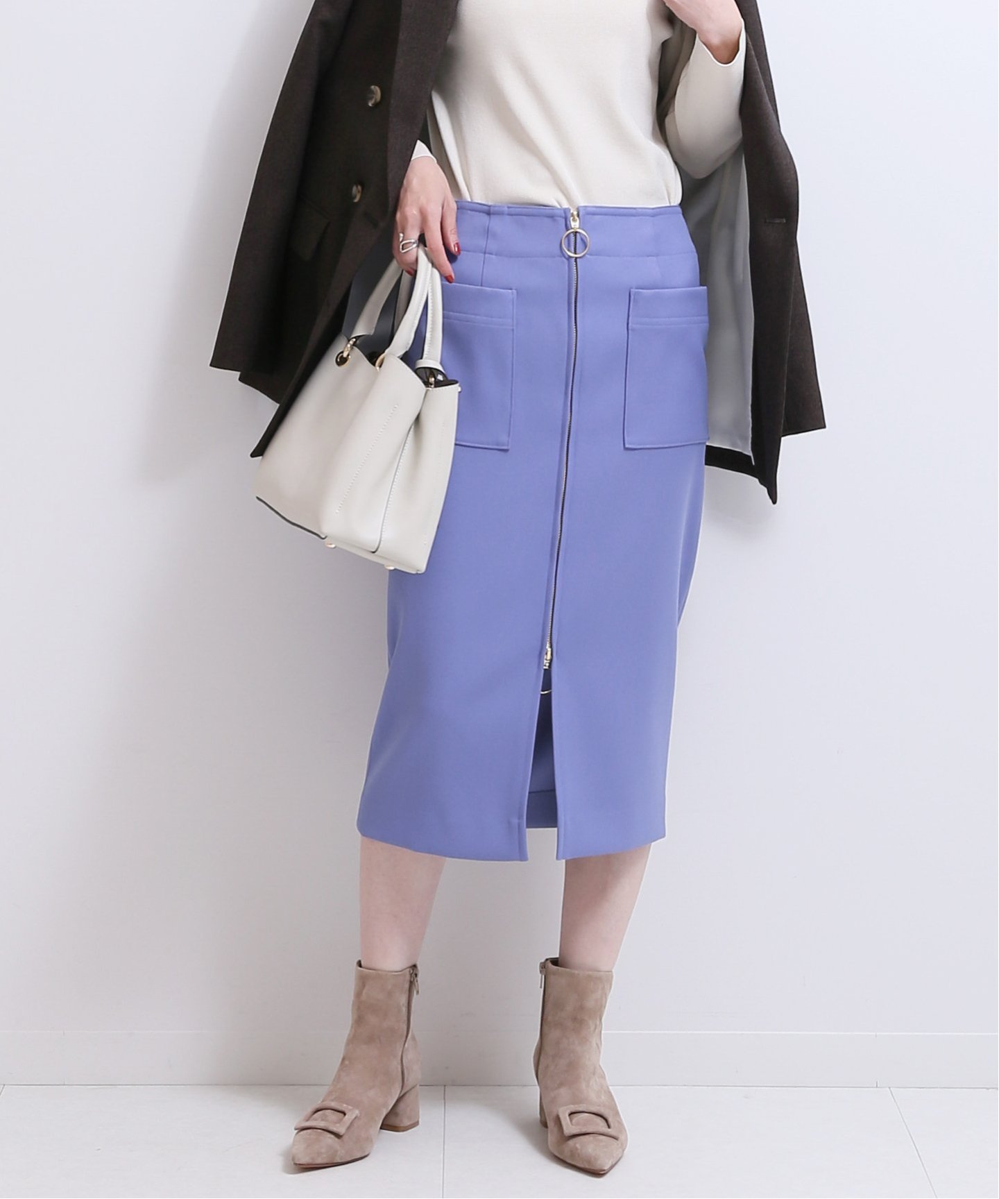 再入荷
NOBLE
《追加》T/Wダブルクロス フープジップタイトスカート◆
¥16,200税込