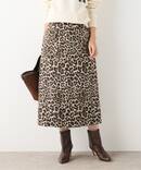 【NO.6/ナンバーシックス】SYLVIA SKIRT LEOPARD:スカート