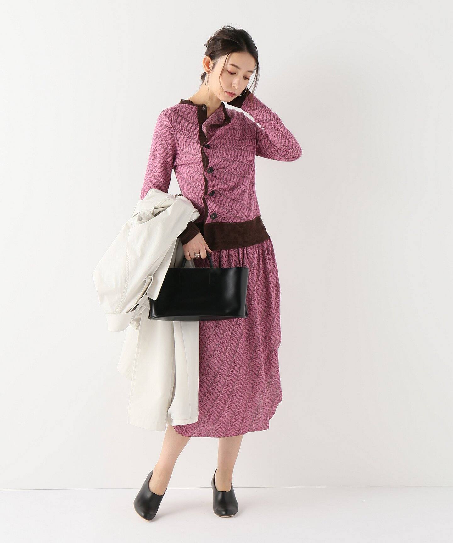 AKANE UTSUNOMIYA/アカネウツノミヤ】ニットスカート（その他スカート  