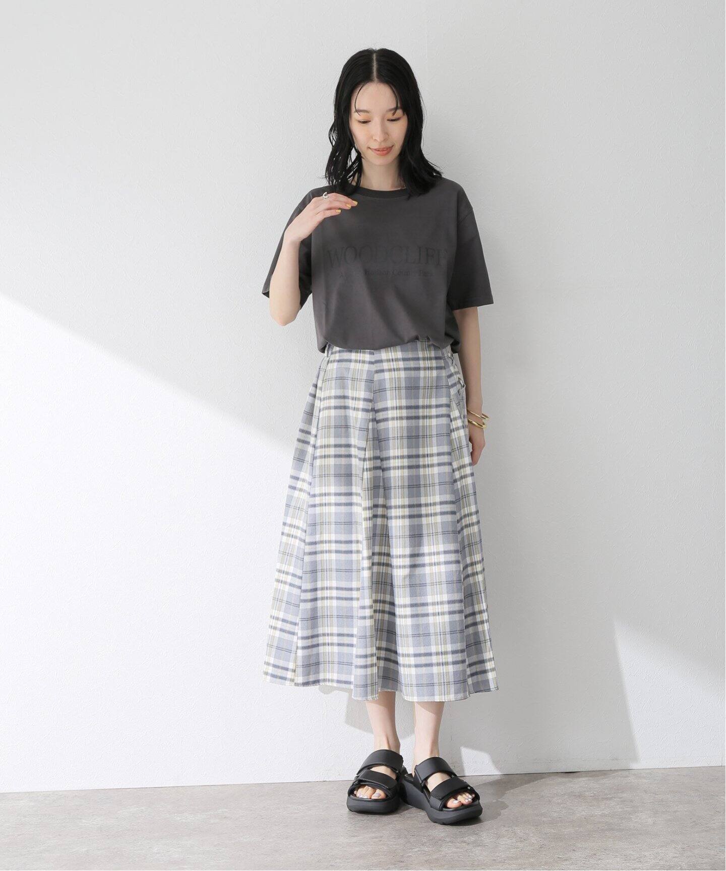 レースアップチェックスカート（その他スカート）｜B.C STOCK（ベー  