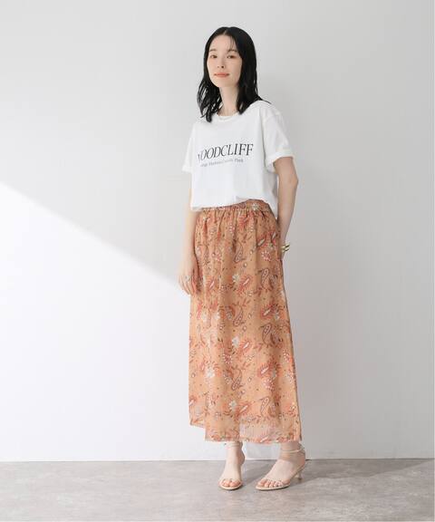 ペイズリー花柄スカート B C Stock ベーセーストック 公式のファッション通販 Baycrew S Store