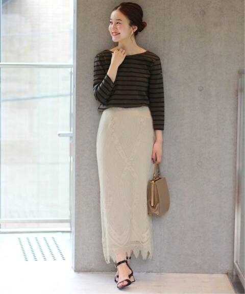 パネルレースロングスカート Iena イエナ 公式のファッション通販