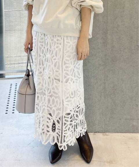 バテンレーススカート Iena イエナ 公式のファッション通販 Baycrew S Store