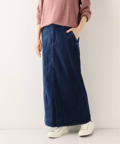 Le Denim ベロアタイトロングスカート Slobe Iena スローブ イエナ 公式のファッション通販 Baycrew S Store