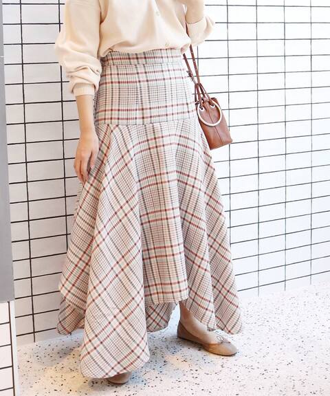 Ghospel Slobe別注チェックロングスカート Slobe Iena スローブ イエナ 公式のファッション通販 Baycrew S Store
