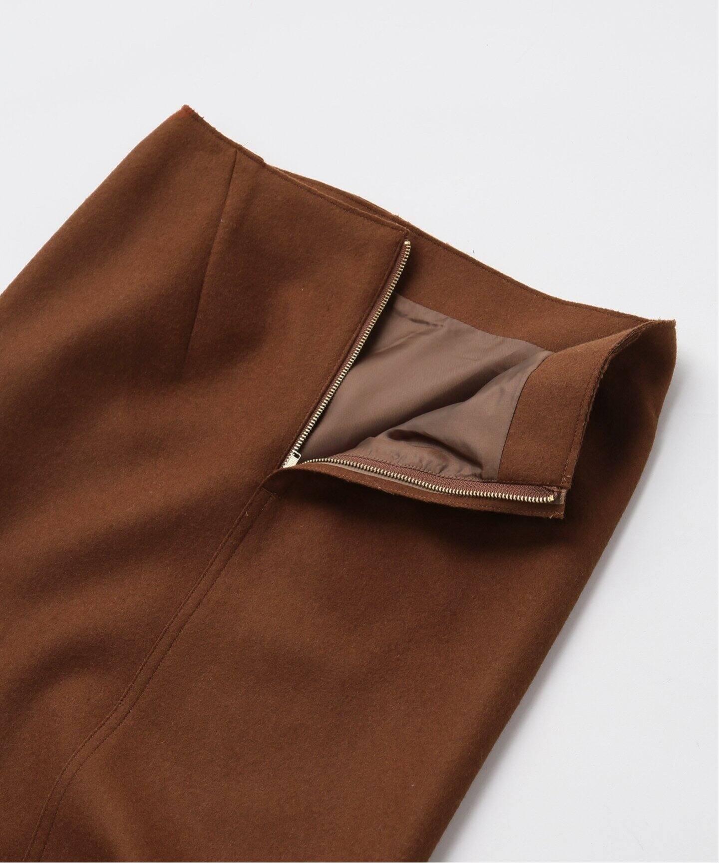 メルトンセミフレアスカート◇（ひざ丈スカート）｜Plage（プラージュ  