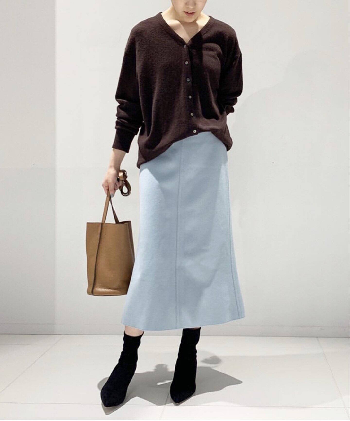 メルトンセミフレアスカート◇（ひざ丈スカート）｜Plage（プラージュ  