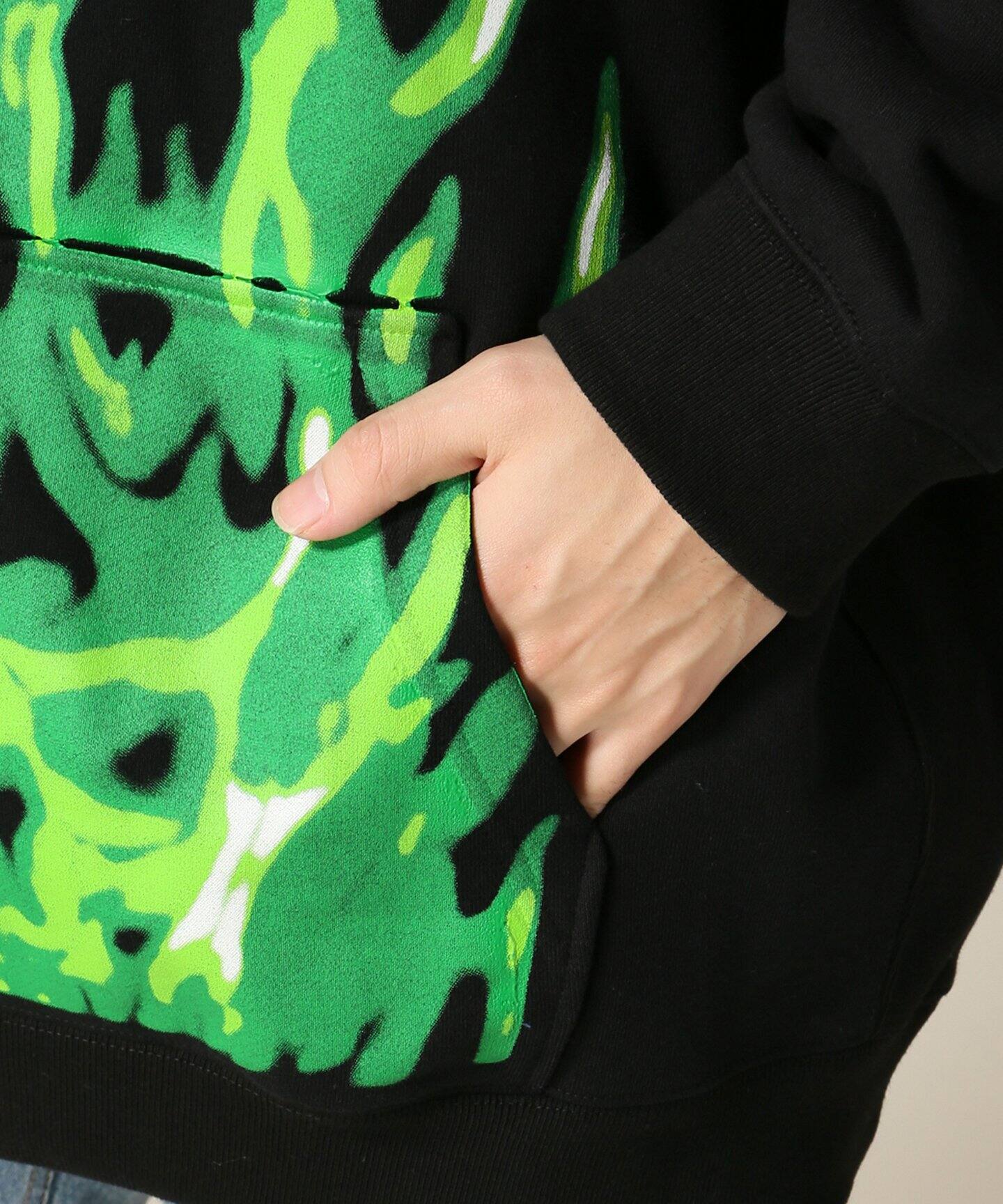 TENDER PERSON FLAME PATTERN HOODIE FOR K|BOICE FROM BAYCREW'S 男女兼用 HOODIE PETTERN FLAME PERSON_ TENDER パーカー