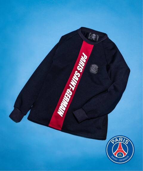 Paris Saint Germain Tokyo パリサンジェルマン Vertical Logo Print L S Edifice エディフィス 公式のファッション通販 Baycrew S Store