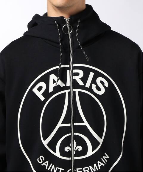 Paris Saint Germain Tokyo パリサンジェルマン Front Big Logo Zip Hoody Edifice エディフィス 公式のファッション通販 Baycrew S Store