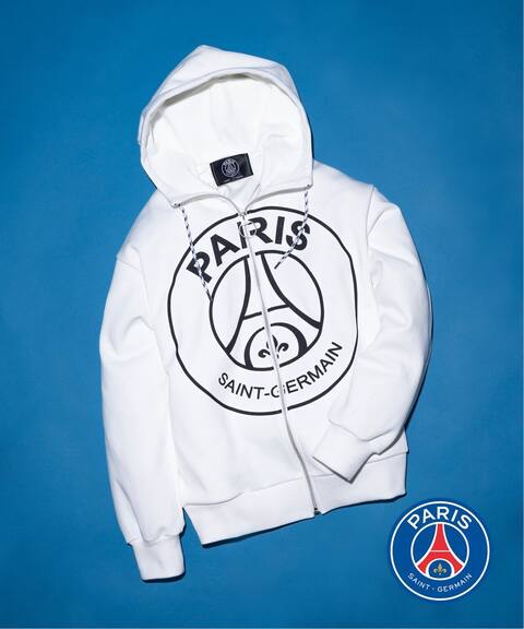 Paris Saint Germain Tokyo パリサンジェルマン Front Big Logo Zip Hoody Edifice エディフィス 公式のファッション通販 Baycrew S Store
