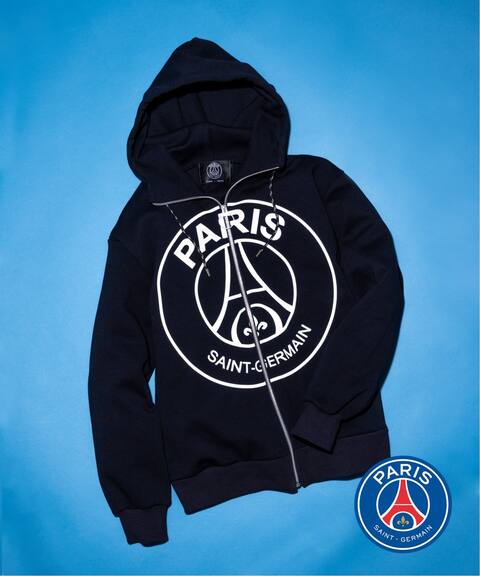 Paris Saint Germain Tokyo パリサンジェルマン Front Big Logo Zip Hoody Edifice エディフィス 公式のファッション通販 Baycrew S Store