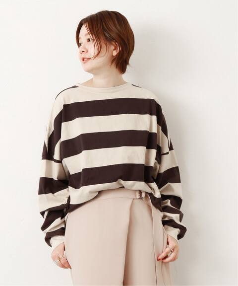 The Newhouse ザ ニューハウス Stripe Tomboy Sweat Shirt Journal Standard L Essage ジャーナルスタンダード レサージュ 公式のファッション通販 Baycrew S Store