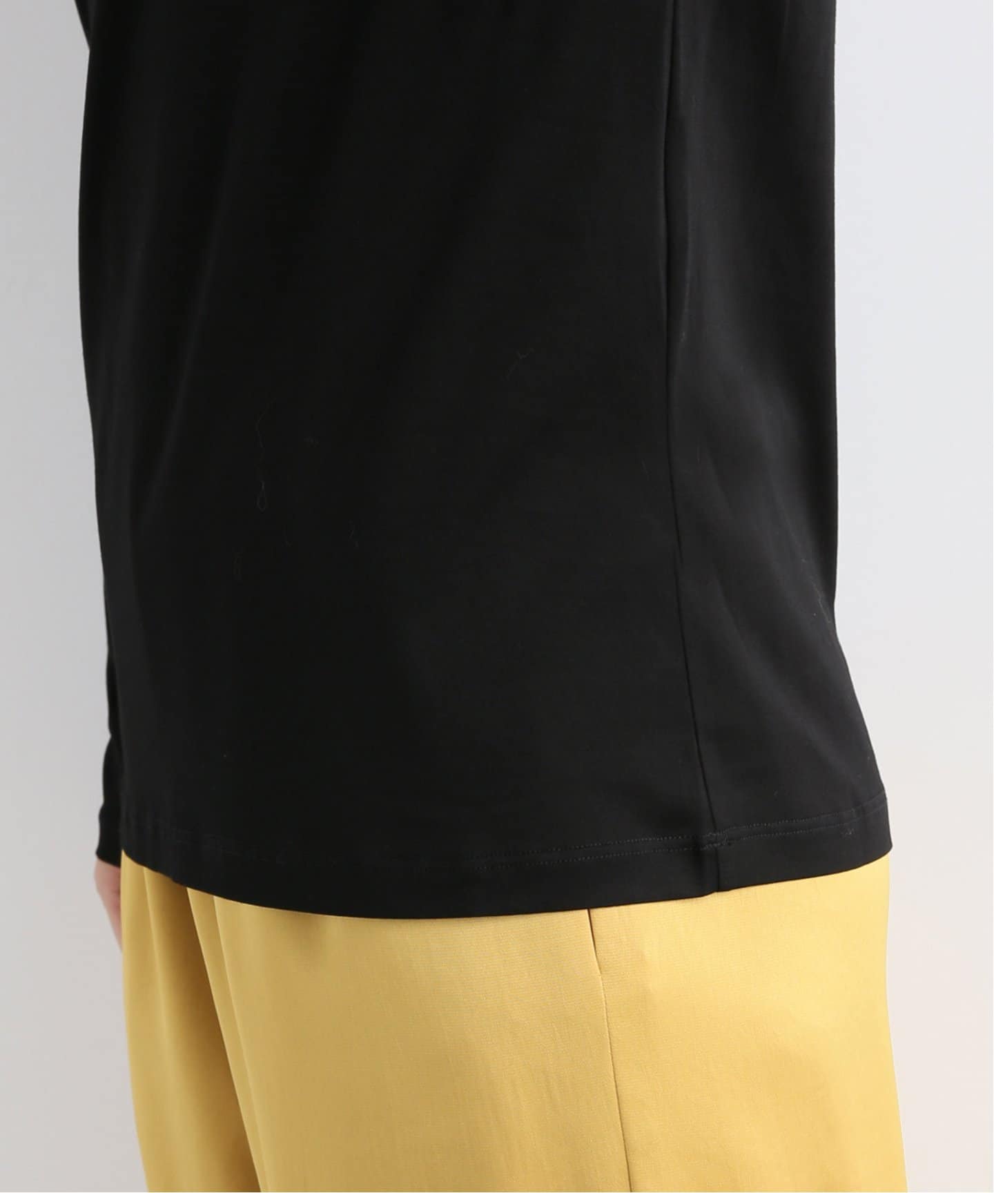 テラ TELA トップス TELA/テラ】HALF ZIP TURTLE TOP:ZIPカットソー（Tシャツ