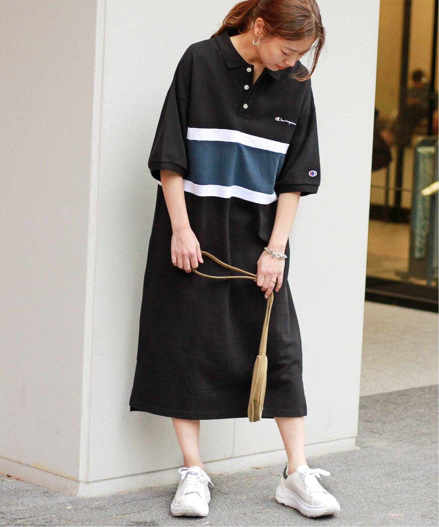 新着商品 チャンピオン レディースアパレル L S Rugby Onepiece 保存版 Carlavista Com