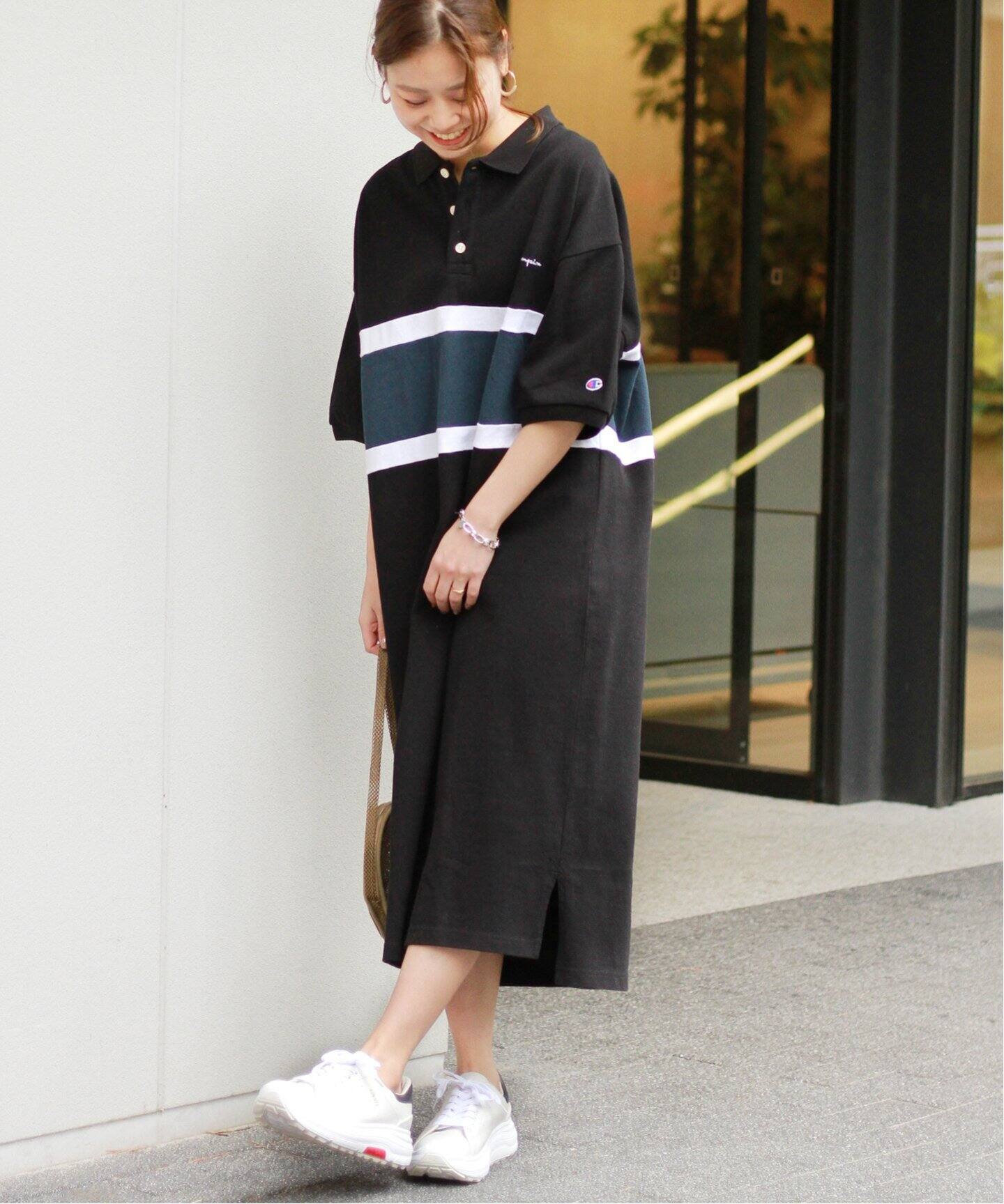 新着商品 チャンピオン レディースアパレル L S Rugby Onepiece 保存版 Carlavista Com