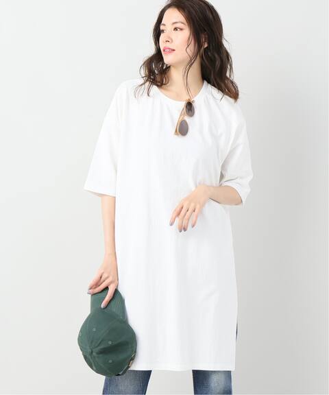 追加 度詰めスリットロングtシャツ Joint Works ジョイントワークス 公式のファッション通販 Baycrew S Store