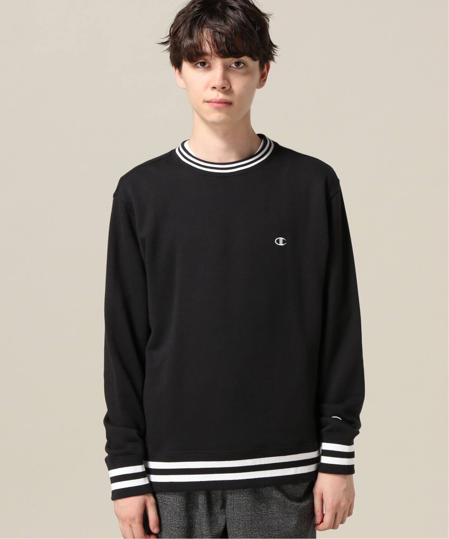 basic crewneck sw ribline｜B.C STOCK 