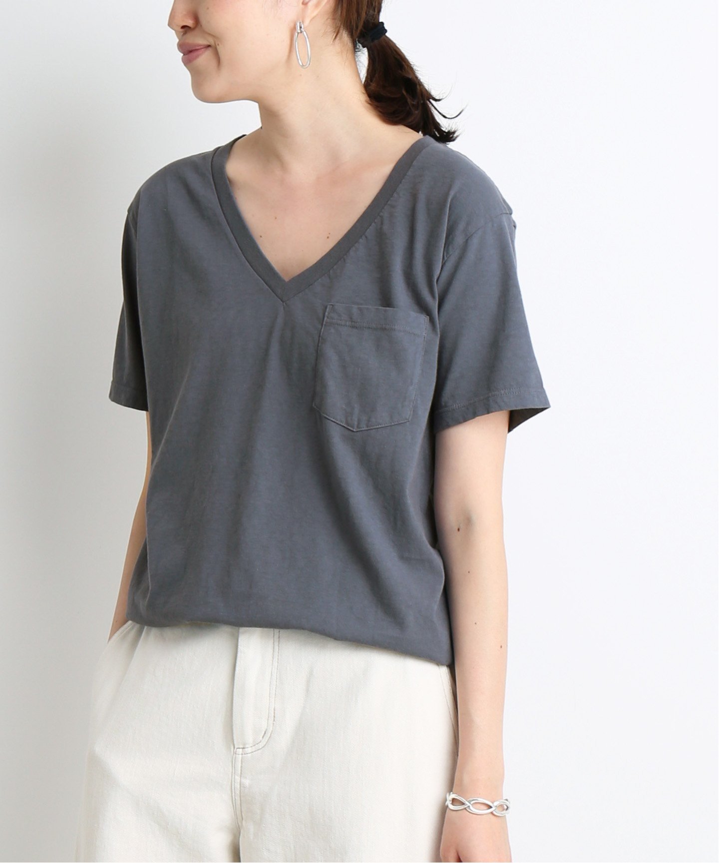 SLOBE IENA
HANES×SLOBE別注VネックTシャツ◆
¥4,104税込