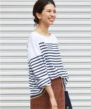 IENA LA BOUCLE パネルボーダープルオーバー◆