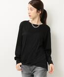 クロスヘムロングスリーブTシャツ