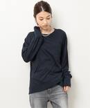 クロスヘムロングスリーブTシャツ