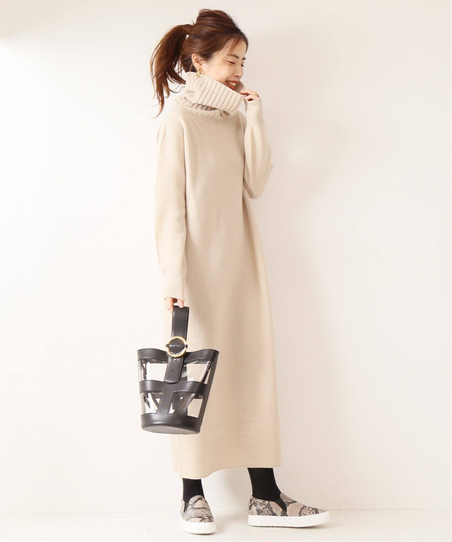 Web限定 アース イッツデモ Cb コムサ 12万f楽ちんワンピ15点 スピック スパン ひざ丈ワンピース Slcp Lk