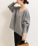 【otona MUSE12月号掲載】CA/W ミドルゲージVプルオーバー◆