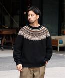 ERIBE / エリベ 別注 フェアアイル クルーネック ニット
