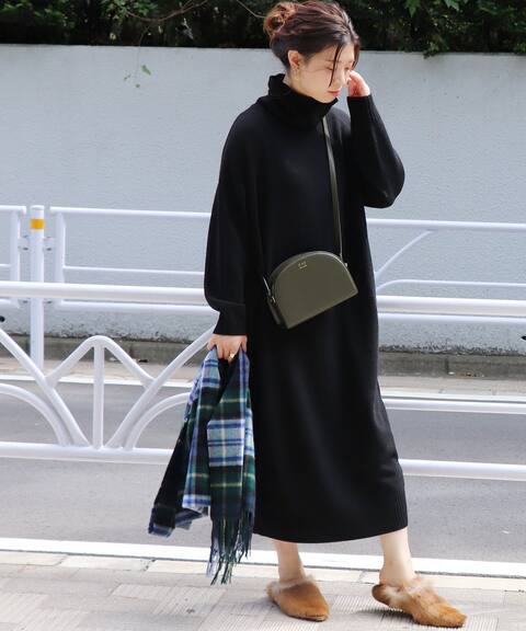 カシミヤアンゴラ混 天竺タートルネックワンピース 2 Journal Standard ジャーナルスタンダード 公式のファッション通販 Baycrew S Store