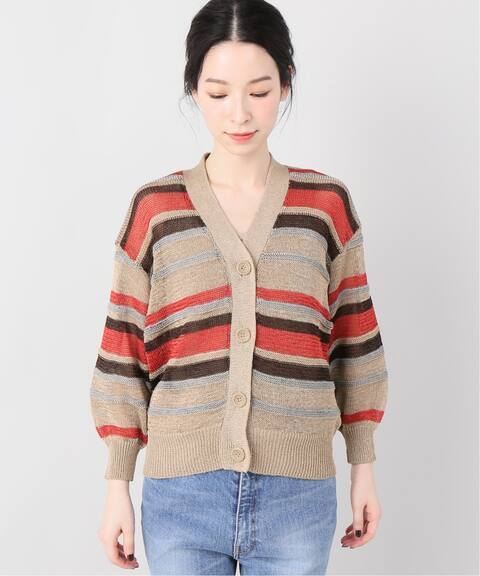 マルチボーダーカーディガン B C Stock ベーセーストック 公式のファッション通販 Baycrew S Store