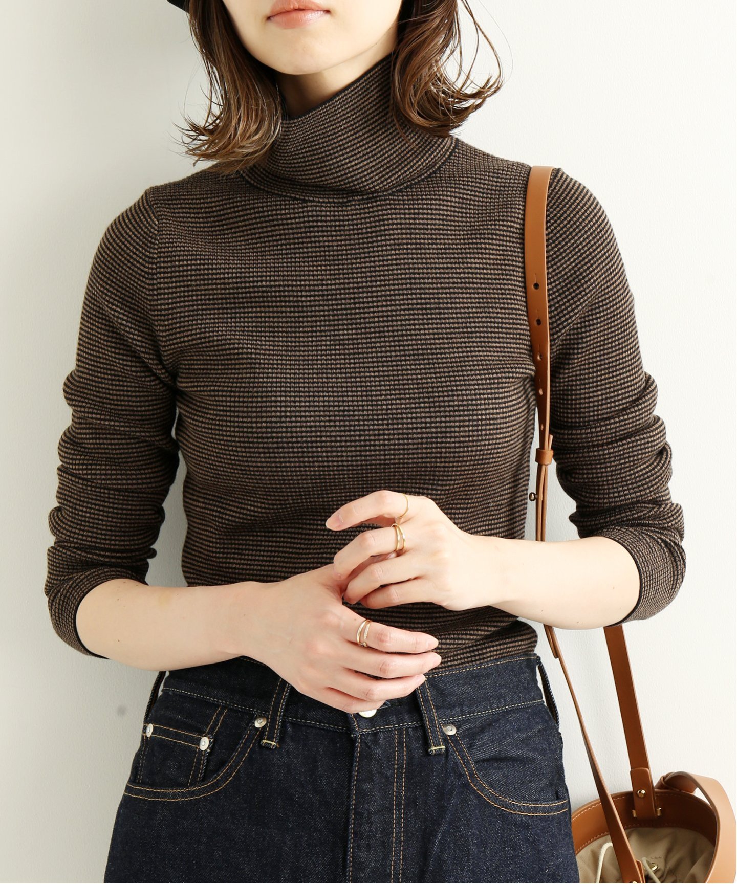 IENA
2x1リブタートルネックプルオーバー◆
¥13,200税込