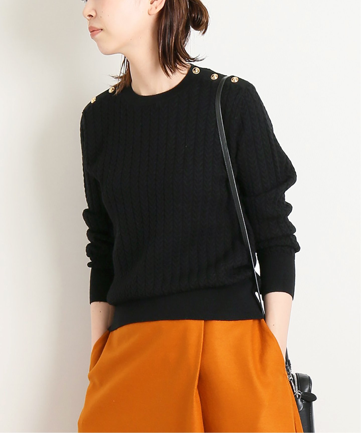 IENA
ミニケーブル 肩ボタンプルオーバー◆
¥17,600税込