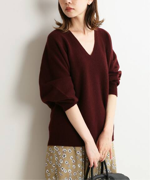 コクーンvネックプルオーバー Iena イエナ 公式のファッション