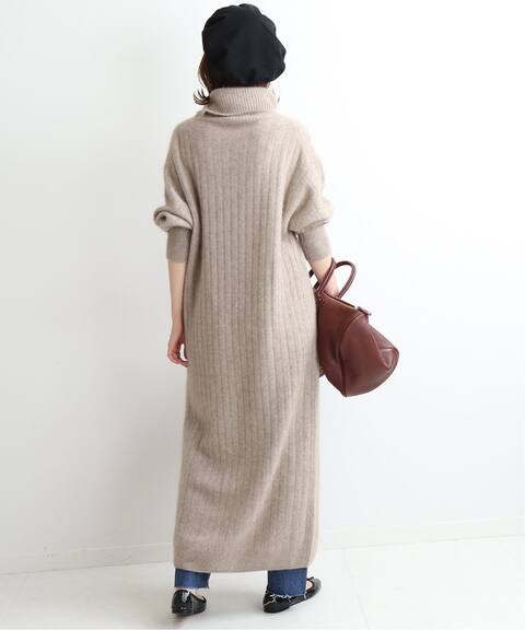 ラクーンカシミヤタートルネックロングワンピース Iena イエナ 公式のファッション通販 Baycrew S Store