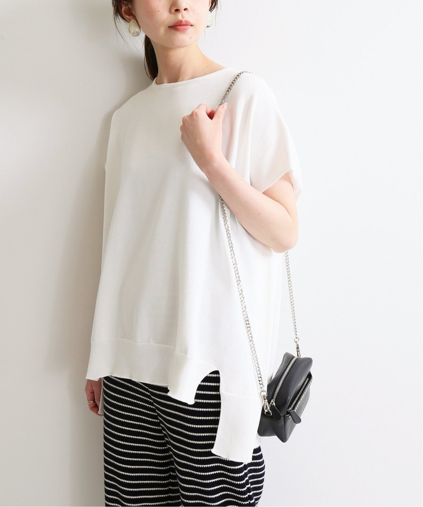 IENA
《追加》コットンストレッチ ワイドクルーネックプルオーバー◆
¥15,120税込