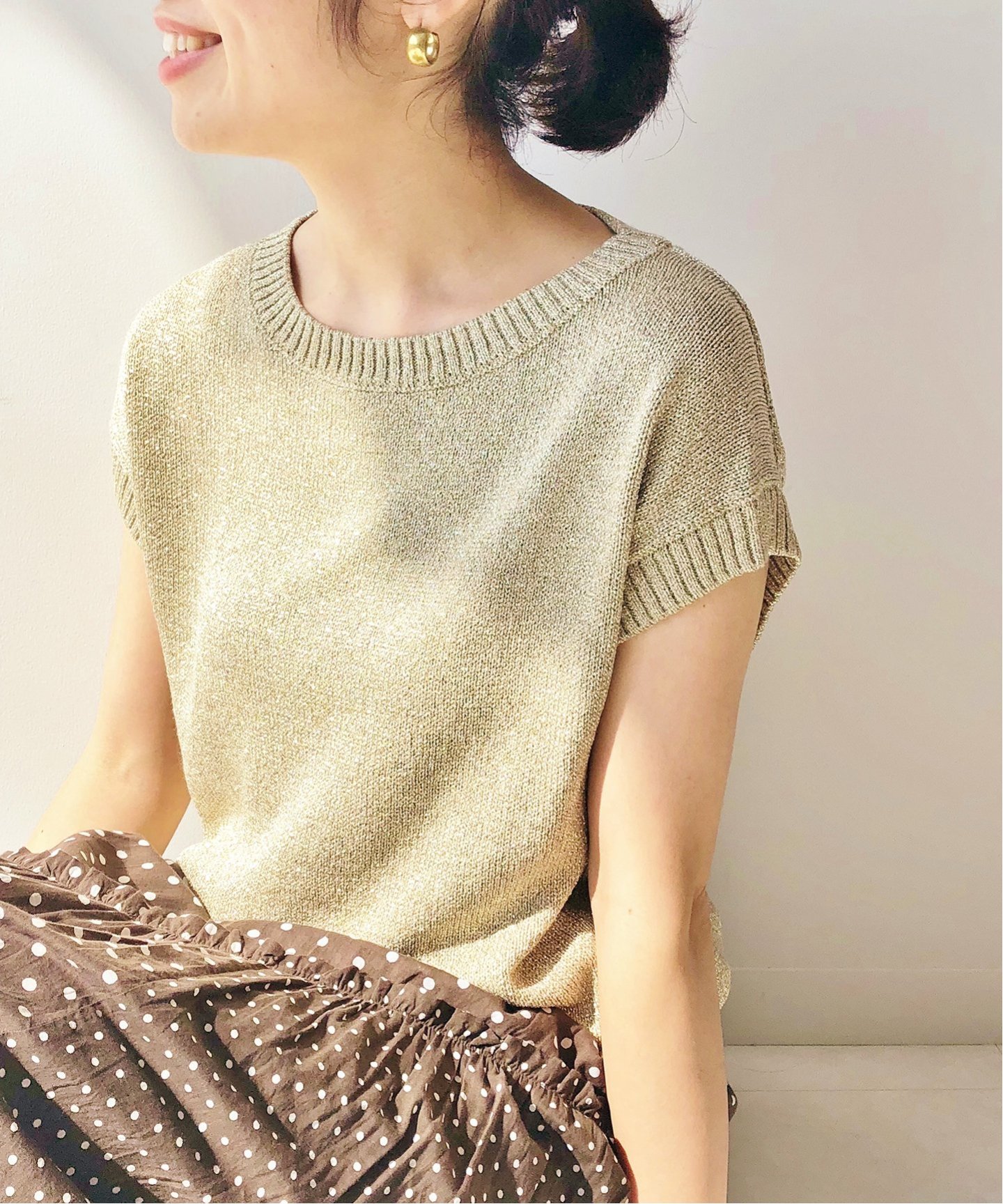 再入荷
IENA
ラメリリヤーンフレンチスリーブプルオーバー◆
¥12,960税込¥6,480税込50%OFF