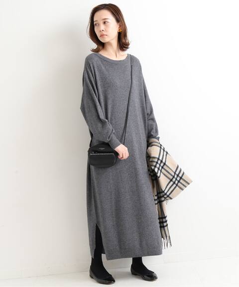 W Visニットロングワンピース Iena イエナ 公式のファッション通販 Baycrew S Store