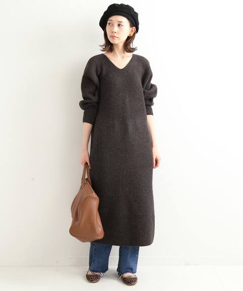 Lamb Wool 変形ニットワンピース Iena イエナ 公式のファッション通販 Baycrew S Store