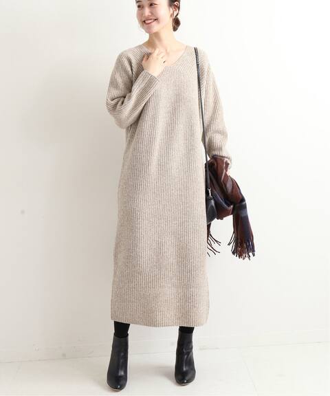 Lamb Wool 変形ニットワンピース Iena イエナ 公式のファッション通販 Baycrew S Store