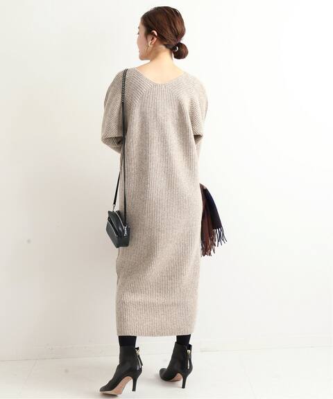 Lamb Wool 変形ニットワンピース Iena イエナ 公式のファッション通販 Baycrew S Store