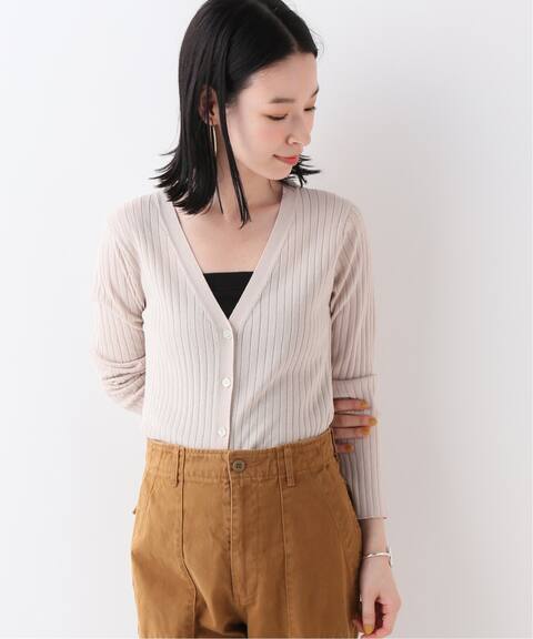 アイスコットンワイドリブカーディガン Slobe Iena スローブ イエナ 公式のファッション通販 Baycrew S Store