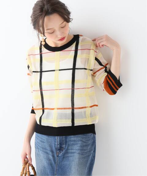 So Be チェックプルオーバーニット Slobe Iena スローブ イエナ 公式のファッション通販 Baycrew S Store