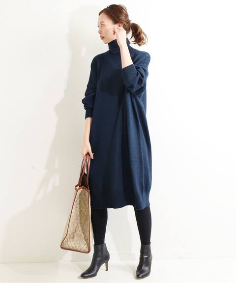 Iena La Boucle Granito タートルネック ニットワンピース Iena イエナ 公式のファッション通販 Baycrew S Store