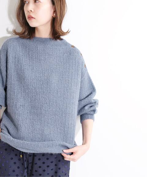 Iena La Boucle Blanche 肩ボタンニットプルオーバー Iena イエナ 公式のファッション通販 19080914132040 Baycrew S Store