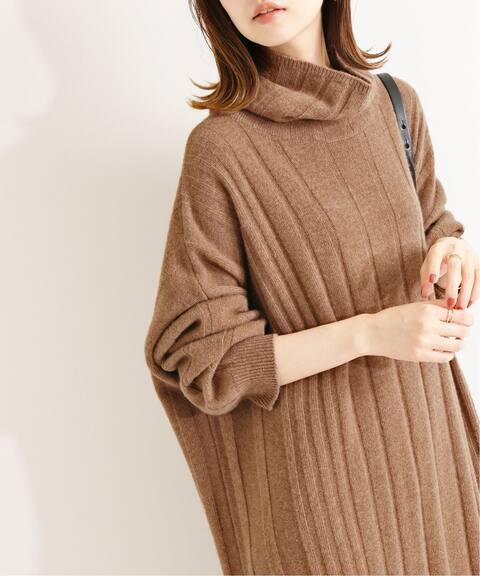 Iena La Boucle カシミヤスーパーファインメリノリブタートルワンピース Iena イエナ 公式のファッション通販 Baycrew S Store